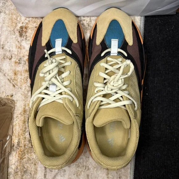 Size 11 - adidas Men's Yeezy Boost 700 Enflame Amber